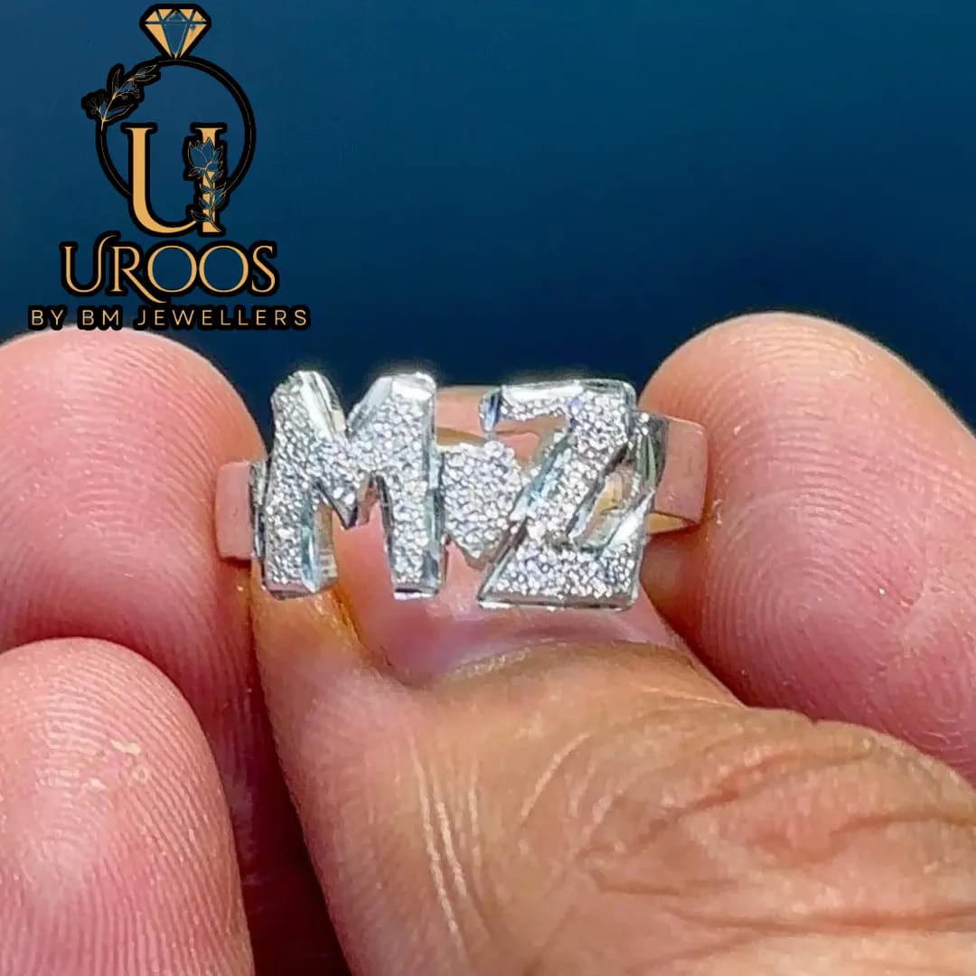 Alphabet Name Rings In Sterling silver For your loved ones