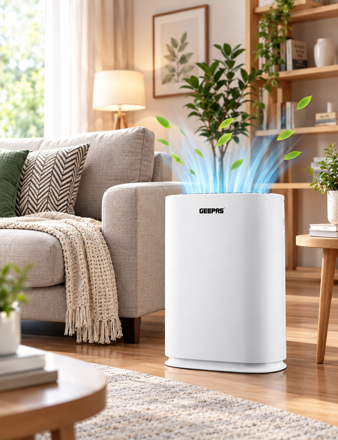 Geepas Air Purifier with 4-Stage Filtration GAP63101P