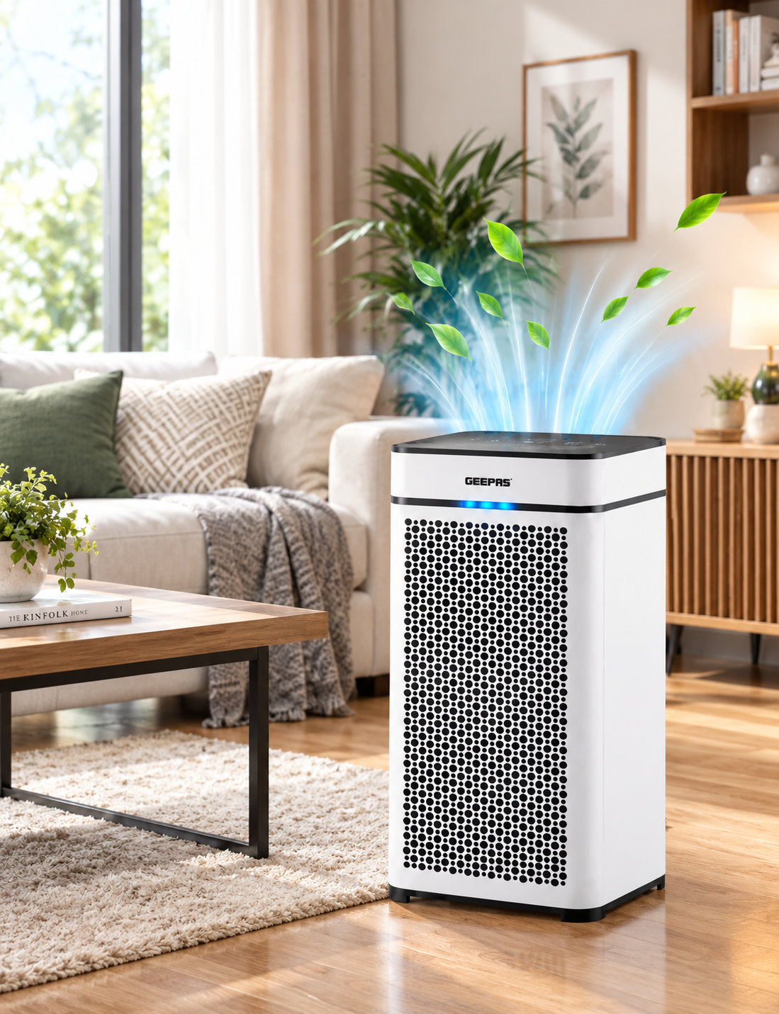 Geepas Air Purifier 60W with 4-Stage Filtration GAP63102P