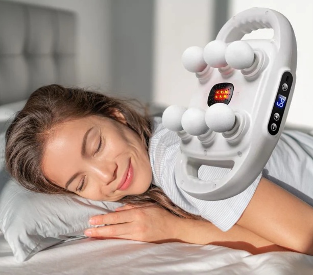 6 Head Massage Gun | Adjustable 9 Modes & Intensities For Pain Relief