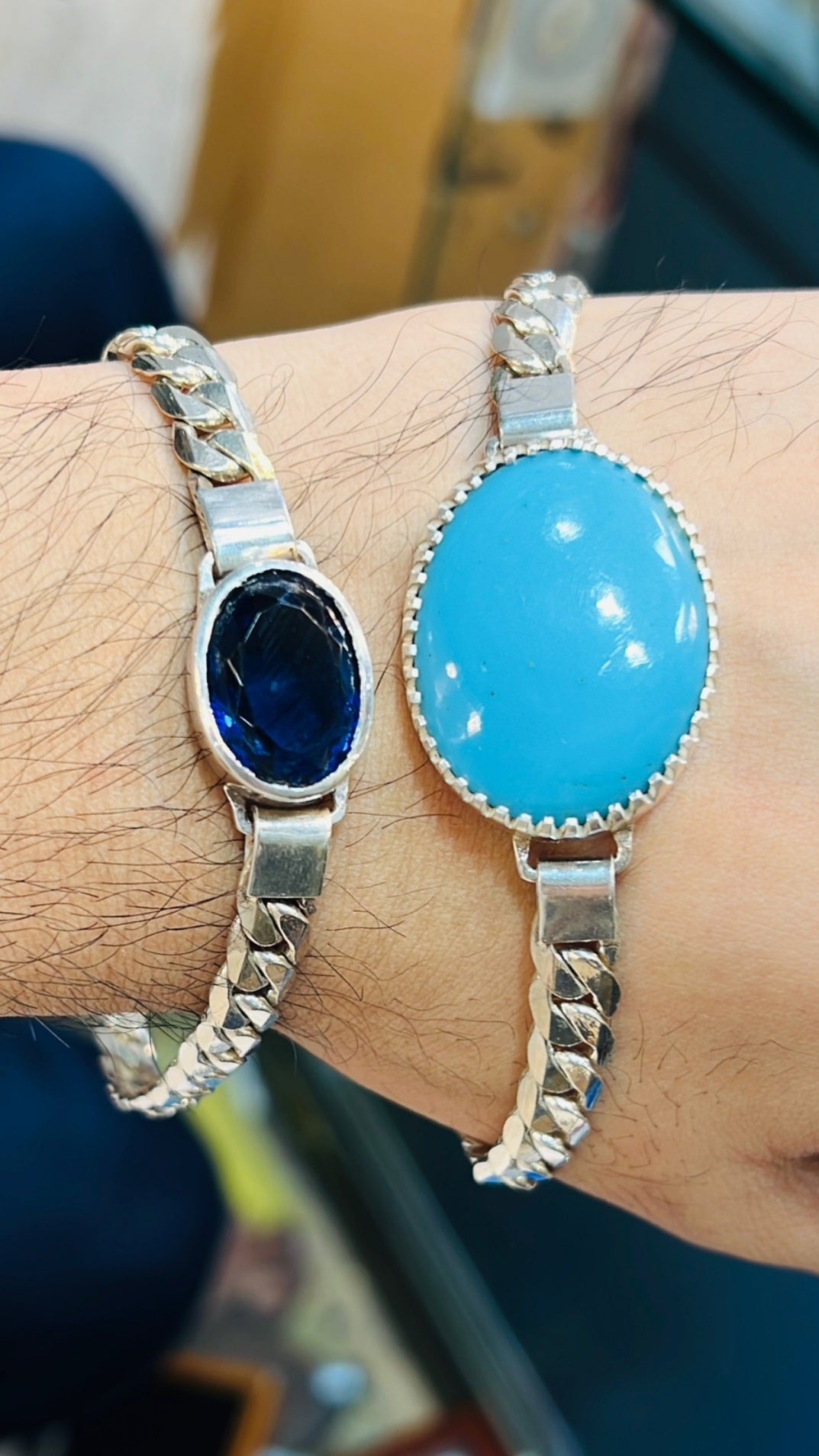 Gents Italian Sterling silver Bracelets