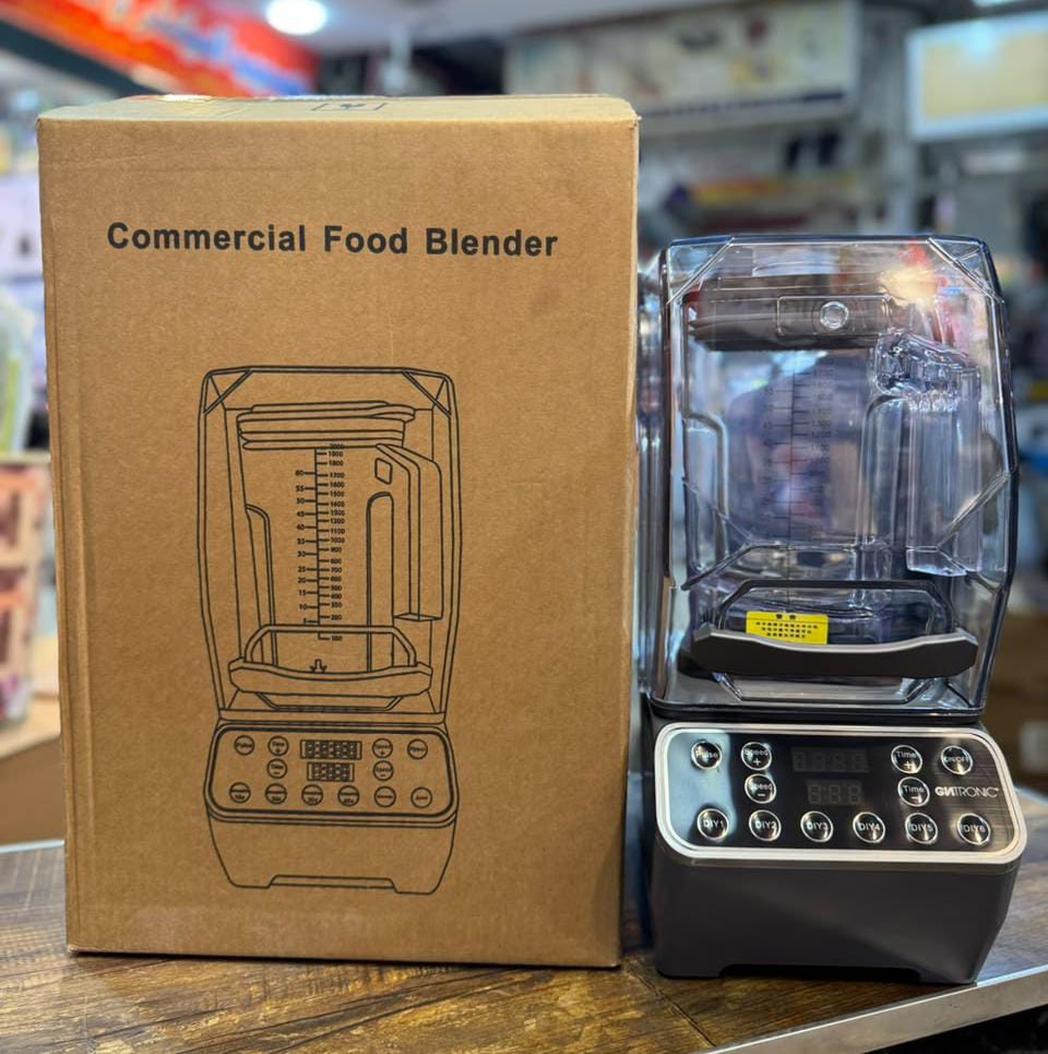 CNtronic Soundproof Blender for Juice Bars & Cafes with Digital Display