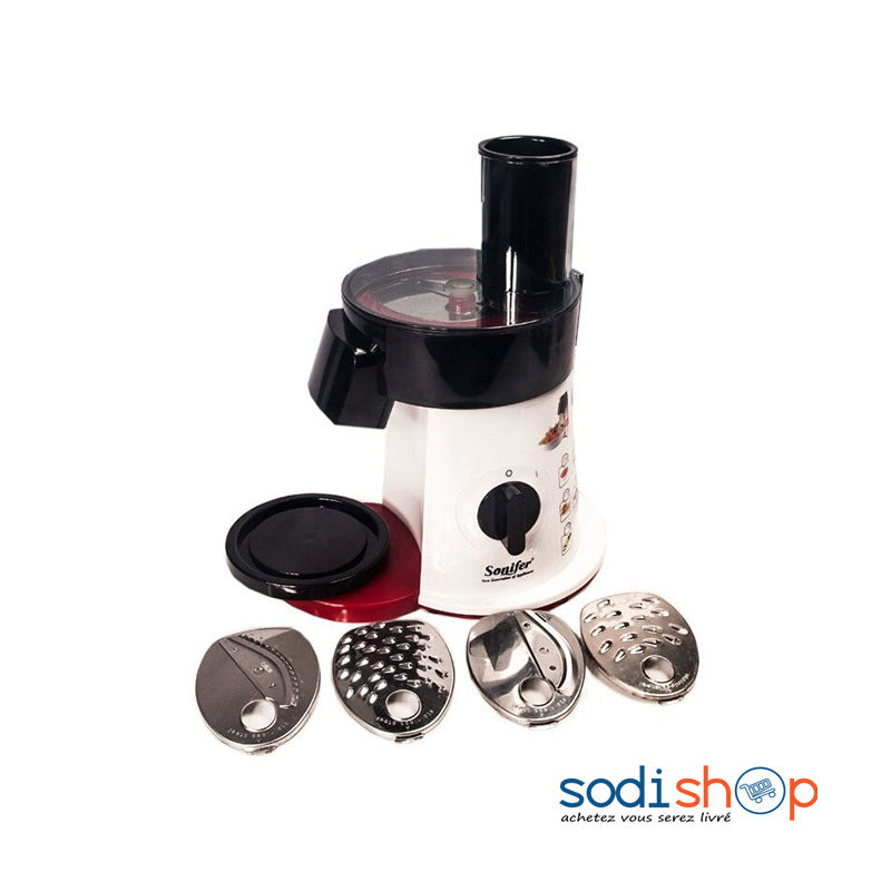 SONIFER Food Processor Multifunctional Salad Maker Shred Slicer SF550