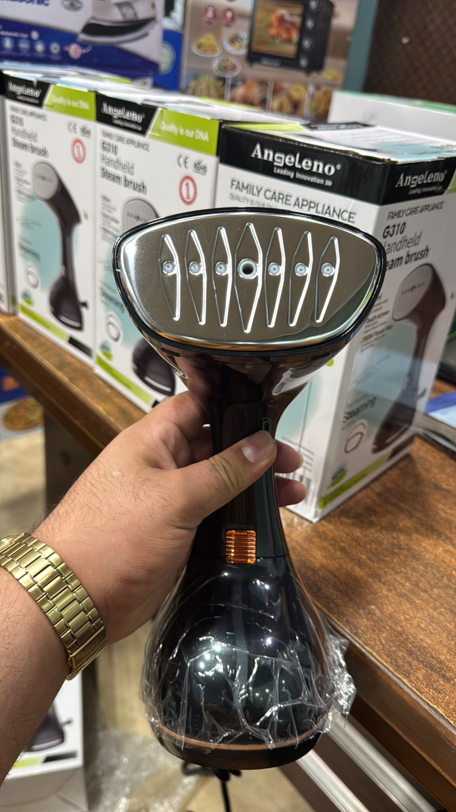 Angeleno G310 Handheld Steam Brush, Handheld Garment Steamer