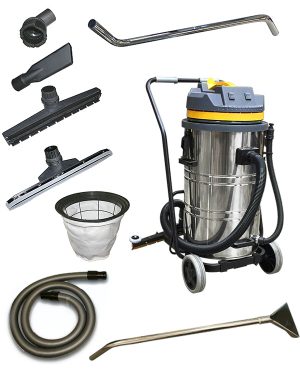 Imported 100L Commercial Stainless Steel Wet & Dry Vacuum Cleaner