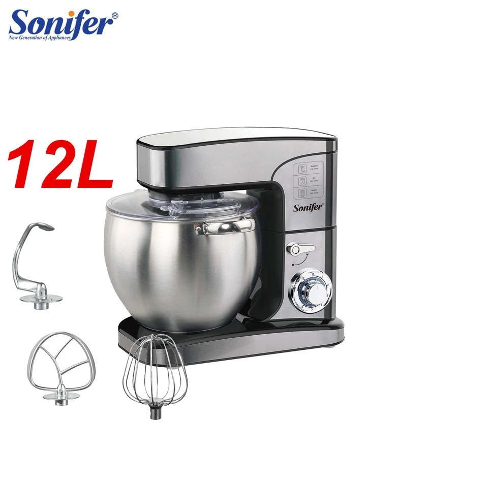 Sonifer 12L Stand Mixer SF-8082 - 2000W - Dough Maker