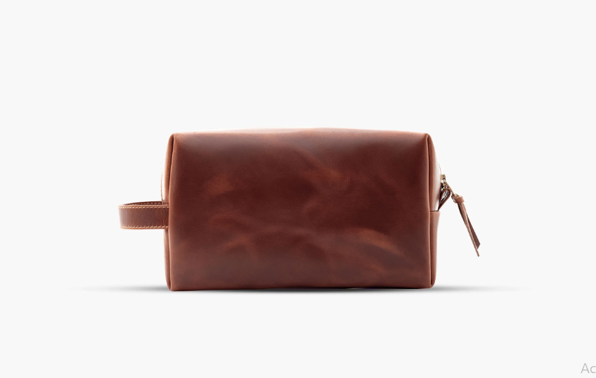 Leather Cosmetic Portable Makeup Pouch Waterproof Travel Friendly Organizer Bag Toiletries Storage Bag