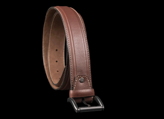 Aero Feather Edge Tan - Hand Made Men's Leather Belt