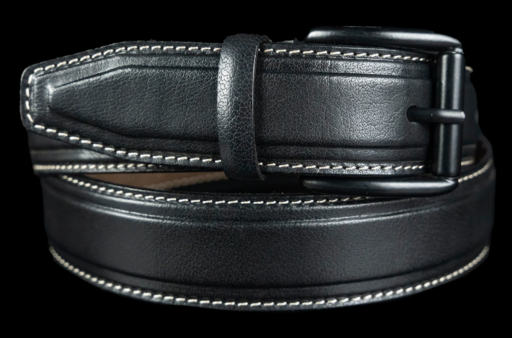 Aero Feather Edge Tan - Hand Made Men's Leather Belt