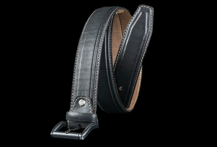 Aero Feather Edge Tan - Hand Made Men's Leather Belt