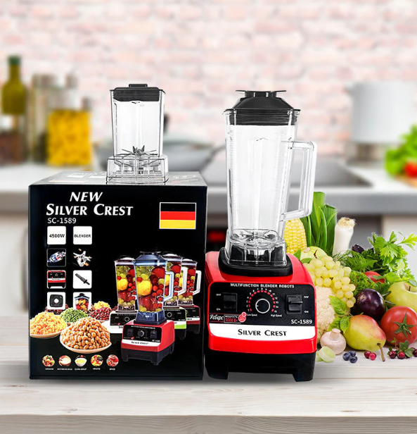 4500W Silver Crest 2 in 1 Blender & Grinder SC-1589