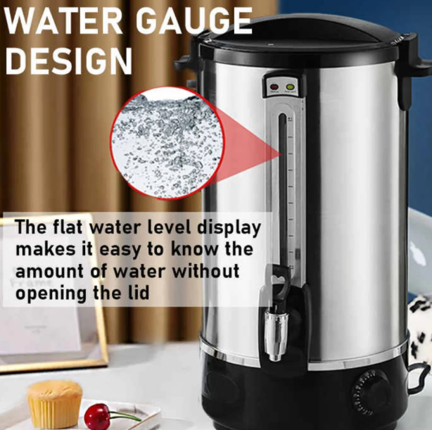 20 Liter Electric Kettle | Commercial Hot Water Boiler for Restaurants & Offices