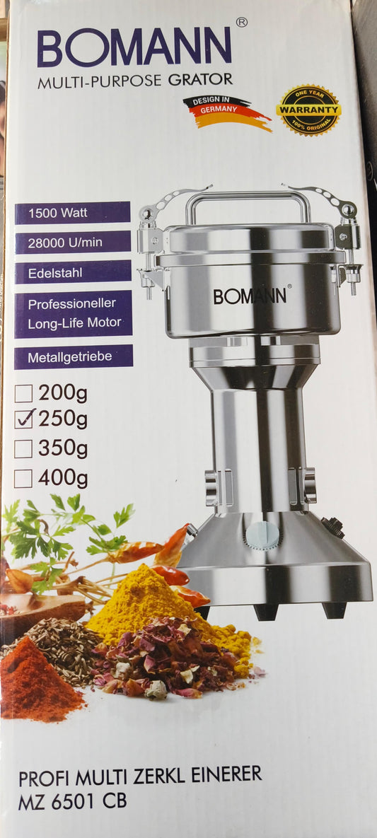 Bomann 250G Commercial Grinder, Multi Purpose Grator