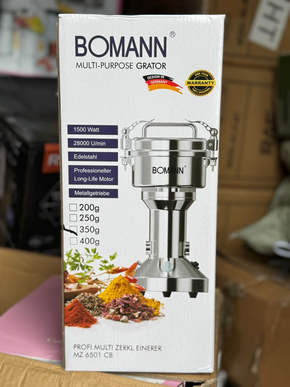 Bomann 350G Commercial Grinder, Multi Purpose Grator