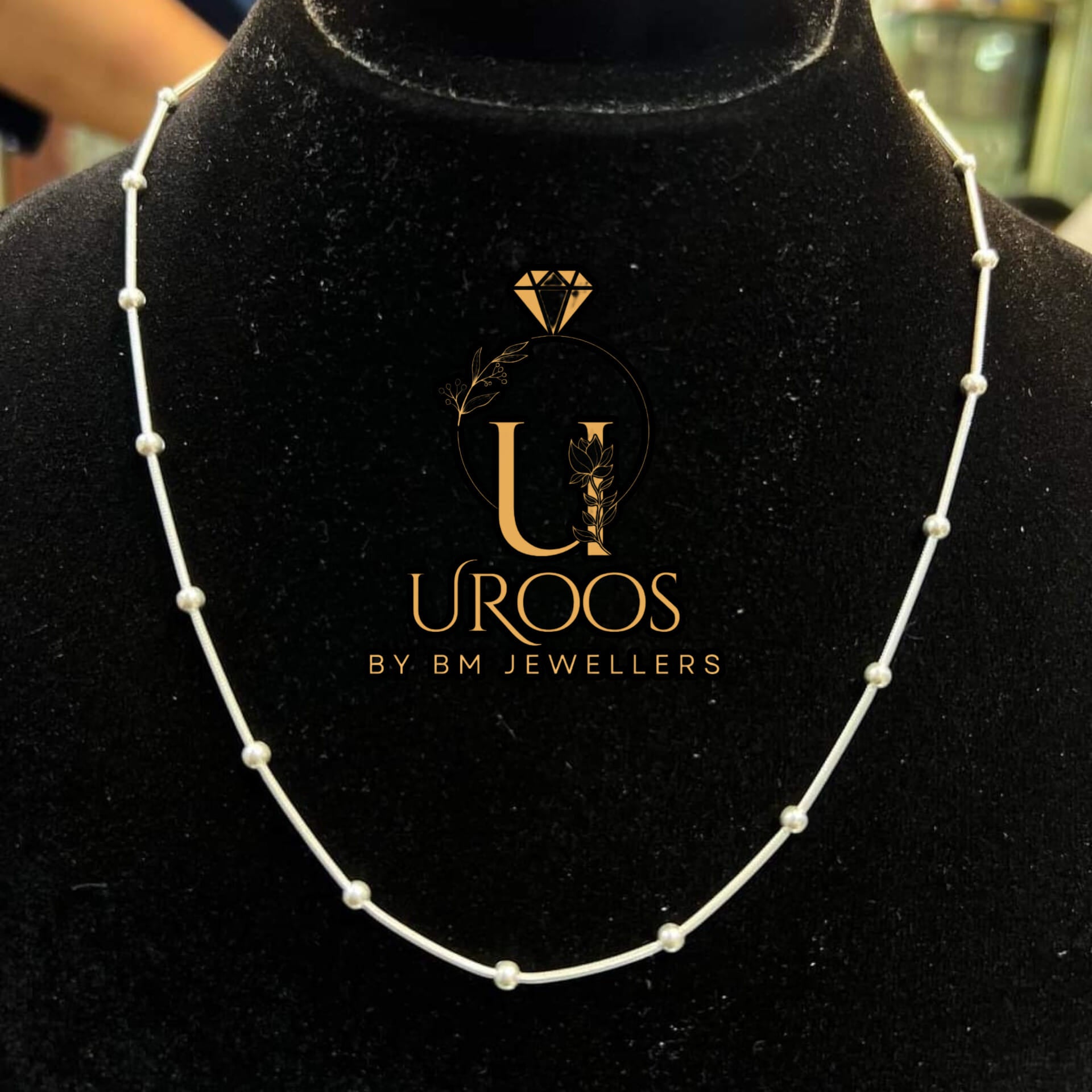 Silver Unique design Chains for ladies