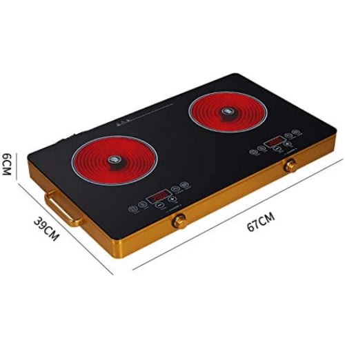 Silver Crest 3500-3500W Double Infrared Cooker Hot Plates Electric Ceramic Ove SC-7032 For All Pots