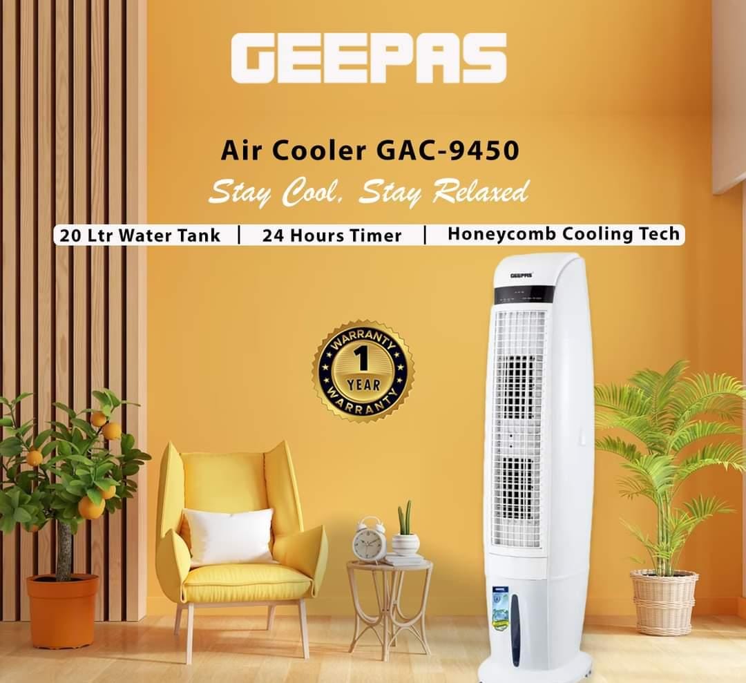 Geepas GAC9450 – 20 Liter Portable Air Cooler Chiller – Imported Bazar
