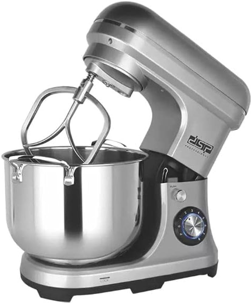 DSP KM3059 Stand Mixer 2000W 10L Multi Speed Adjustment 3 Agitator Dough Mixer with Function Cover, Anti-slip Foot Pad Design