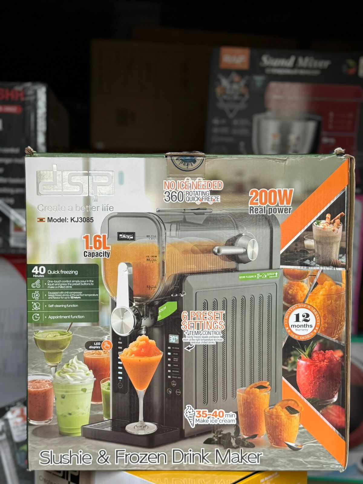 DSP Slushie & Frozen Drink Maker, Ice Cream Maker