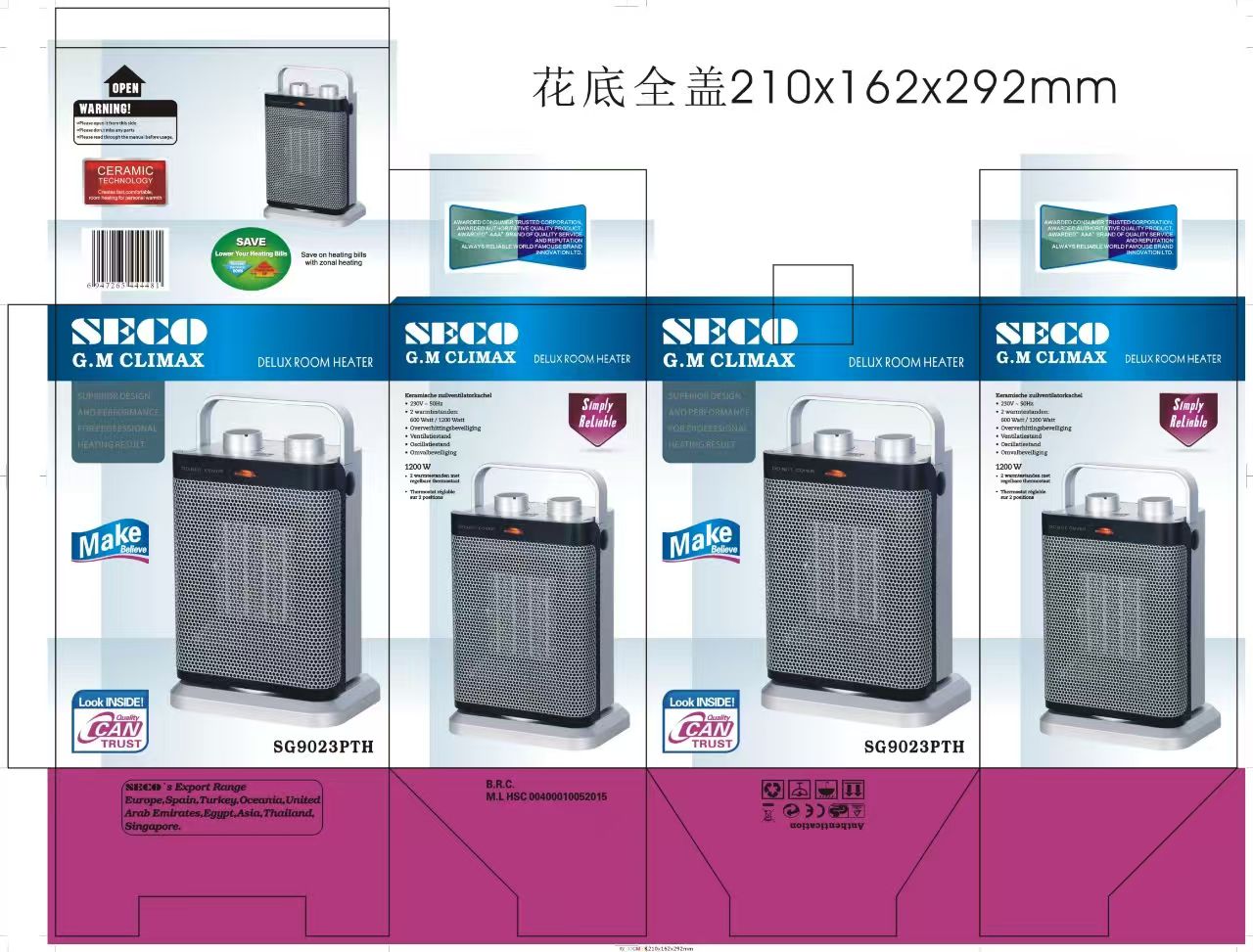 Seco Ceramic Room Heater |