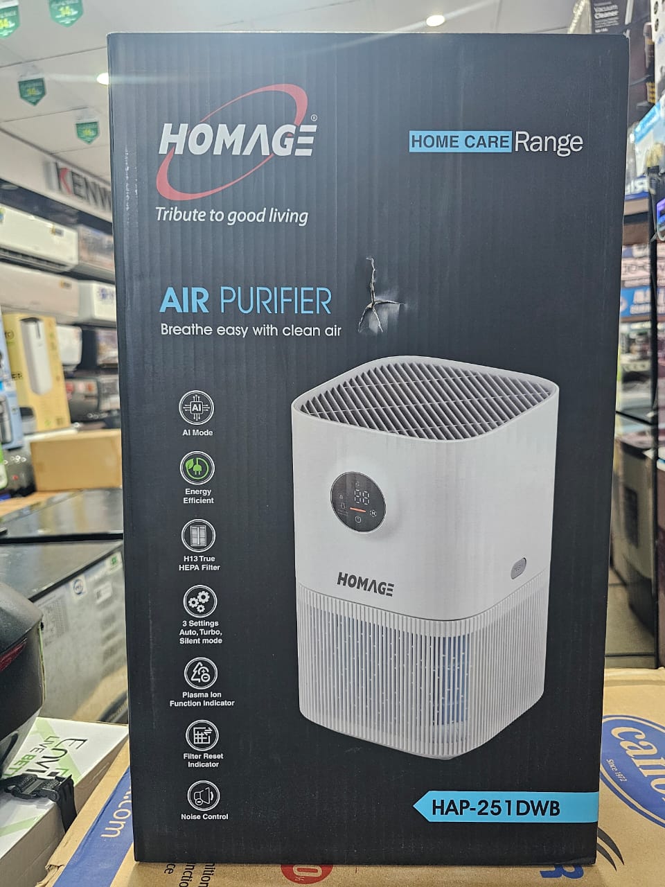 Homage Air Purifier HAP-251DWB | Air Scrubber
