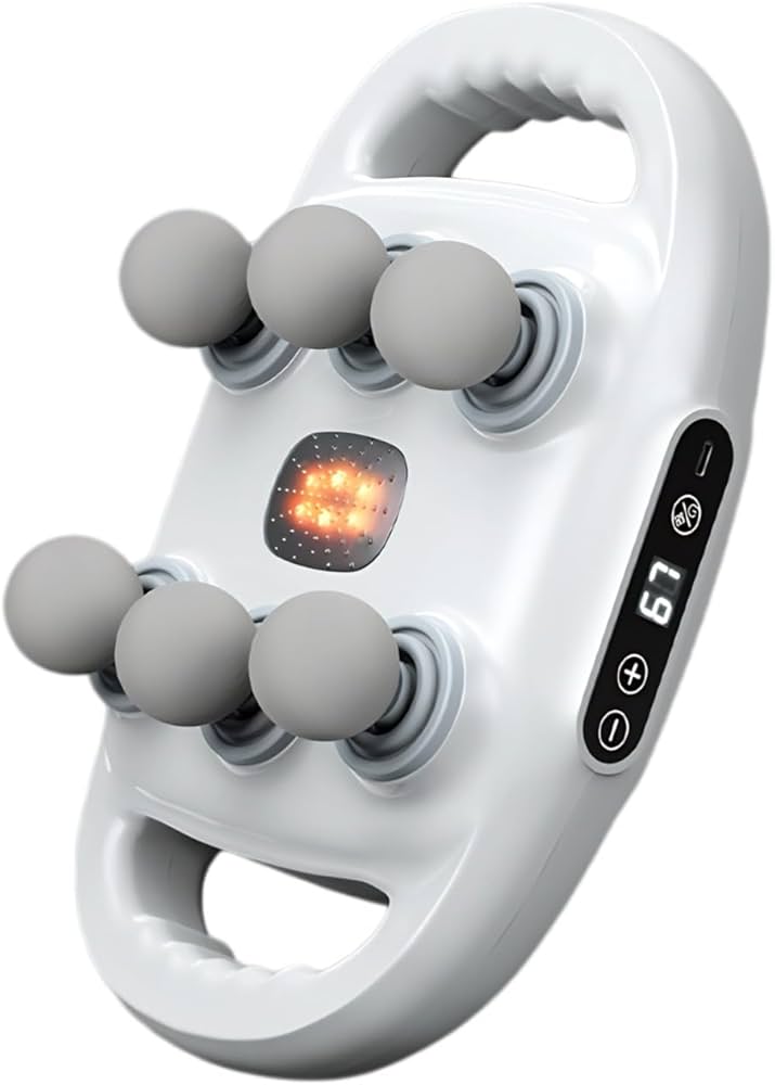 6 Head Massage Gun | Adjustable 9 Modes & Intensities For Pain Relief
