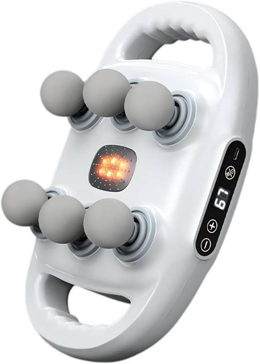 6 Head Massage Gun | Adjustable 9 Modes & Intensities For Pain Relief