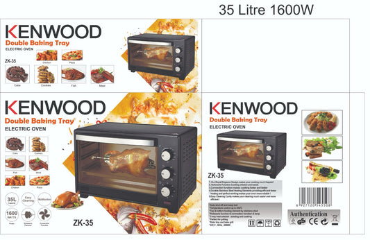 Kenwood 35L Electric Baking Oven for Pizza Cake With Rottisire Grill