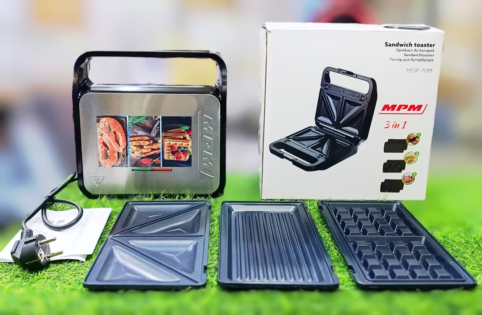 MPM Multi-functional 3 In 1 Sandwich Maker MOP-70M