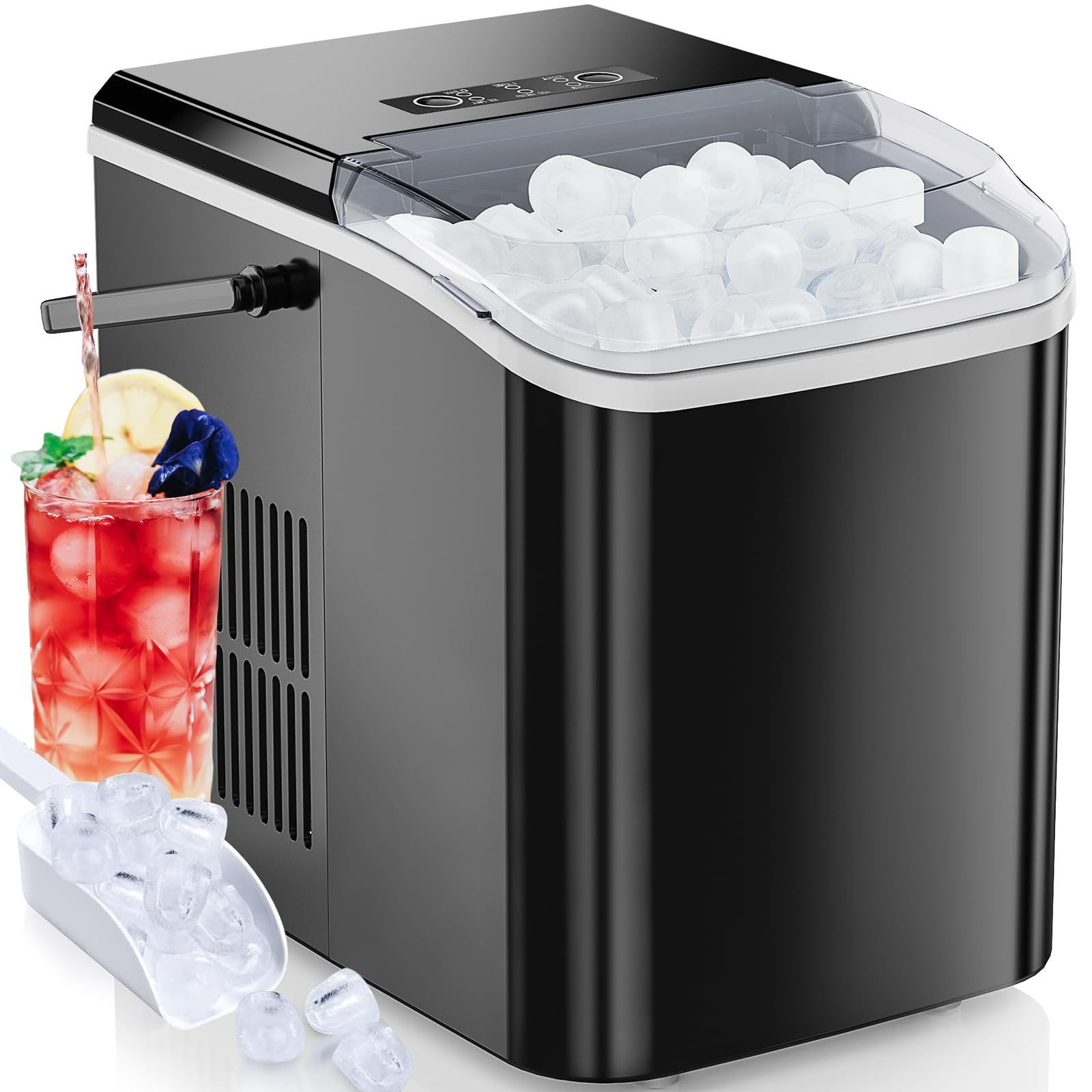 Imported Electric Ice Maker, Portable Ice Cube Making Machine