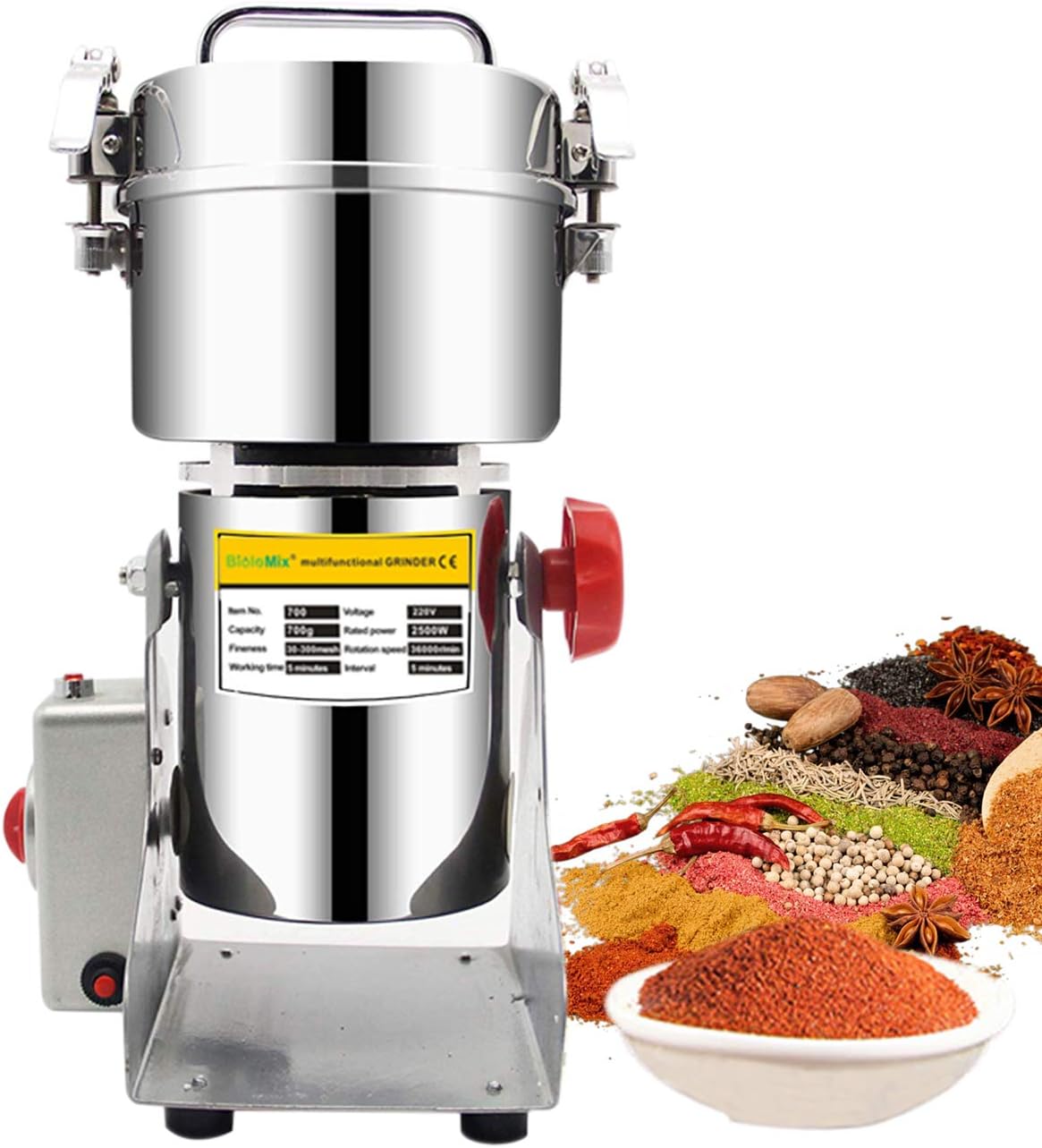 Imported Powerfull 3000G Professional Powder Grinder ( 3KG Grinder )