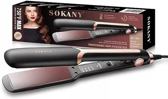 Sokany Rapid Heating Professional Hair Straightener Sk-1907