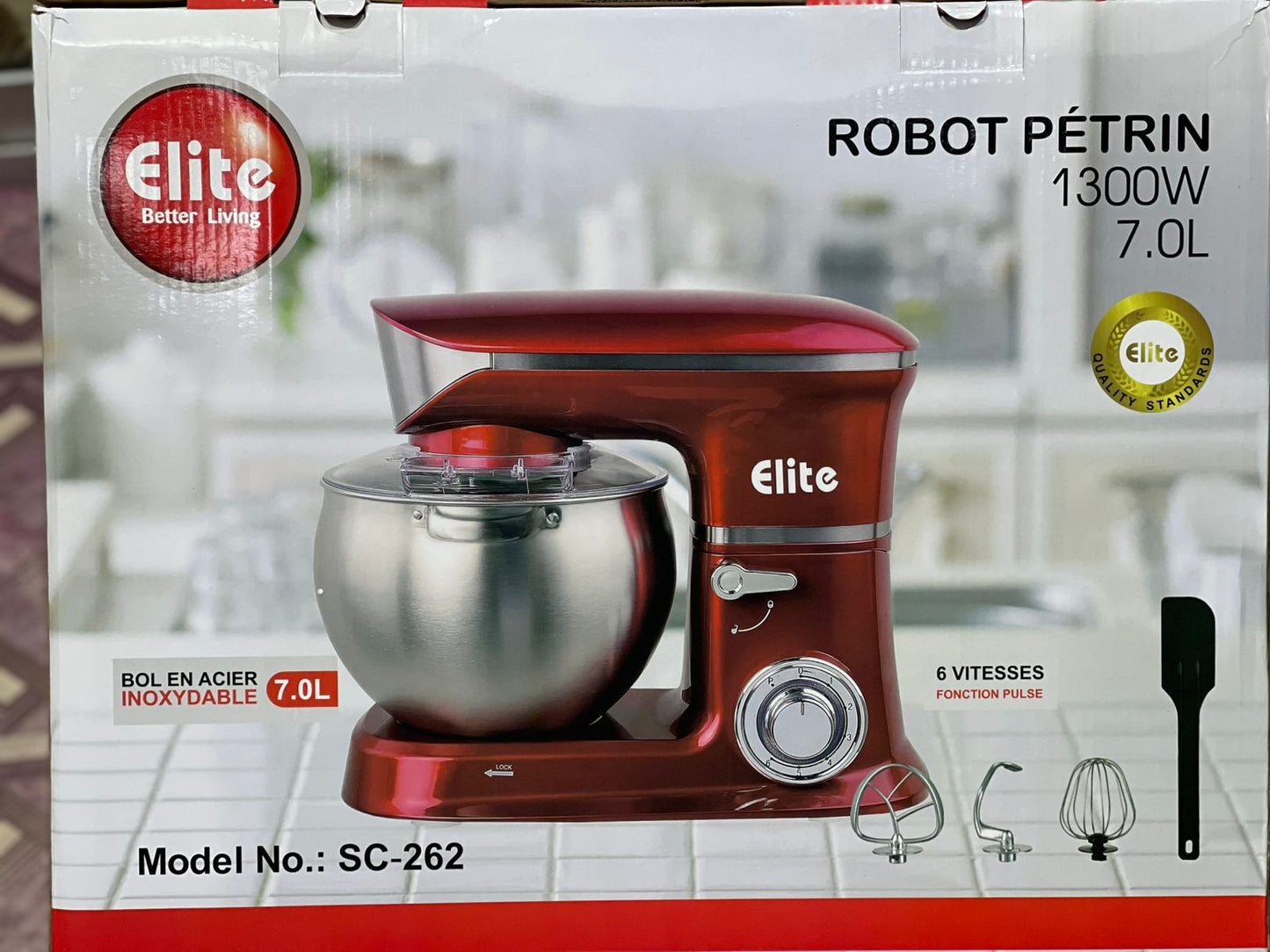Elite Stand Mixer 7L 1300W SC262