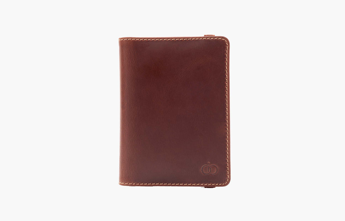 Leather Travel Passport Wallet, Credit Card Holder, Currency Separator, Organizer Wallet For Men