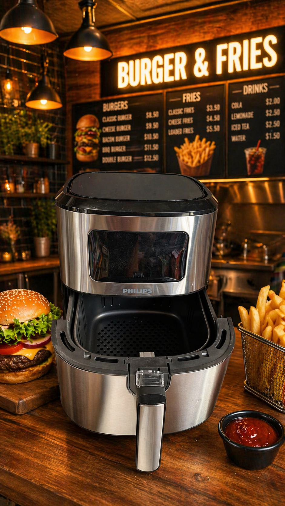 Philips 10 Liter Digital Air Fryer With Double Element ( Special Edition Model )