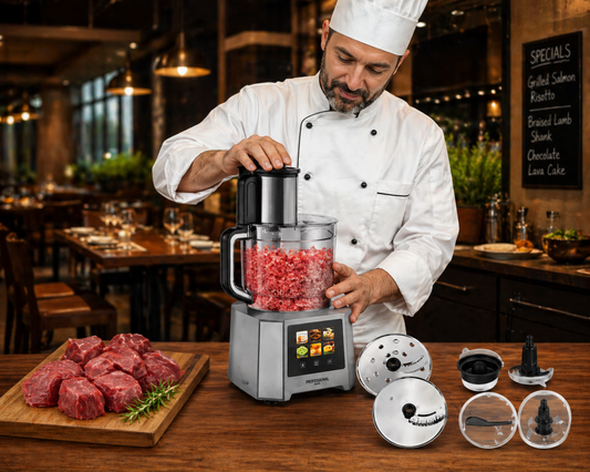 Original American Digital Chopper With Vegetable Cutters & Citrus | Imported Food Processor 1000W