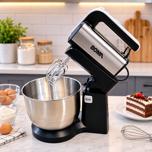 BOMA Electric Food Mixer | Kitchen Mixer for Baking & Cooking | 5-Speed Electric Mixer BM-135T