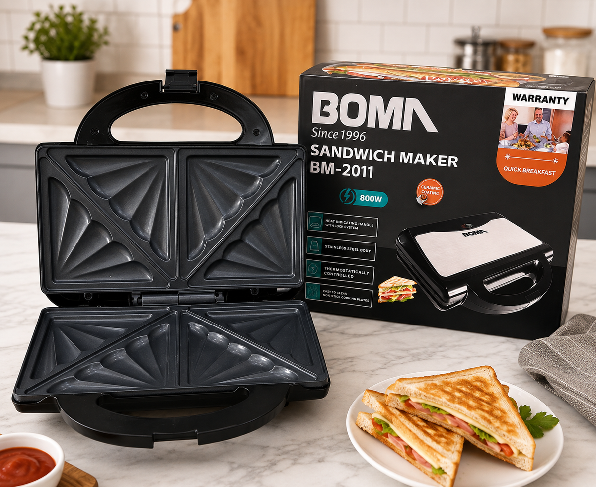 BOMA 800W Sandwich Maker BM-2011 | Electric Sandwich Toaster