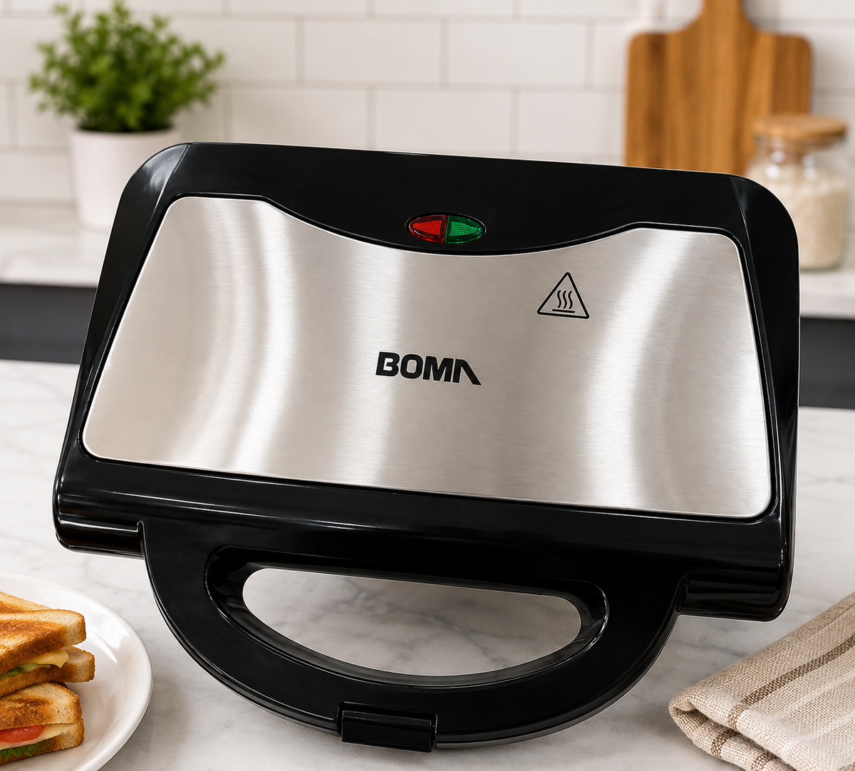 BOMA 800W Sandwich Maker BM-2011 | Electric Sandwich Toaster
