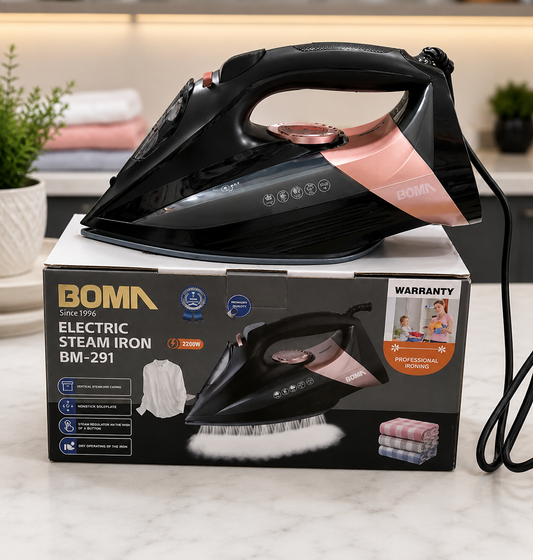 BOMA Steam Iron BM-291 | Powerful Electric Iron for Clothes