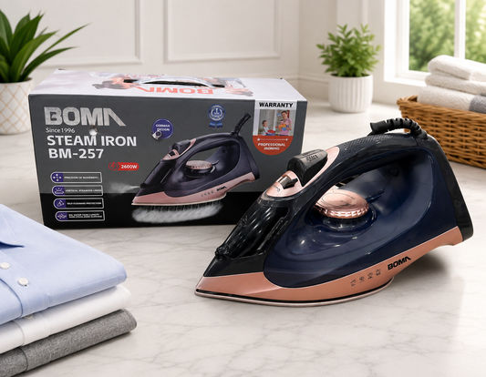 Boma 2600W Steam Iron – Powerful Steam Iron for Clothes BM-257