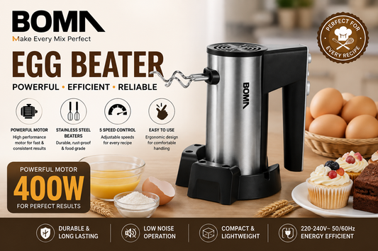 BOMA Electric Egg Beater for Baking & Whipping