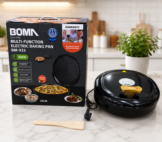 BOMA Multifunction Electric Baking Pan BM-933 | 30cm Non-Stick Pan , Electric Pizza Maker