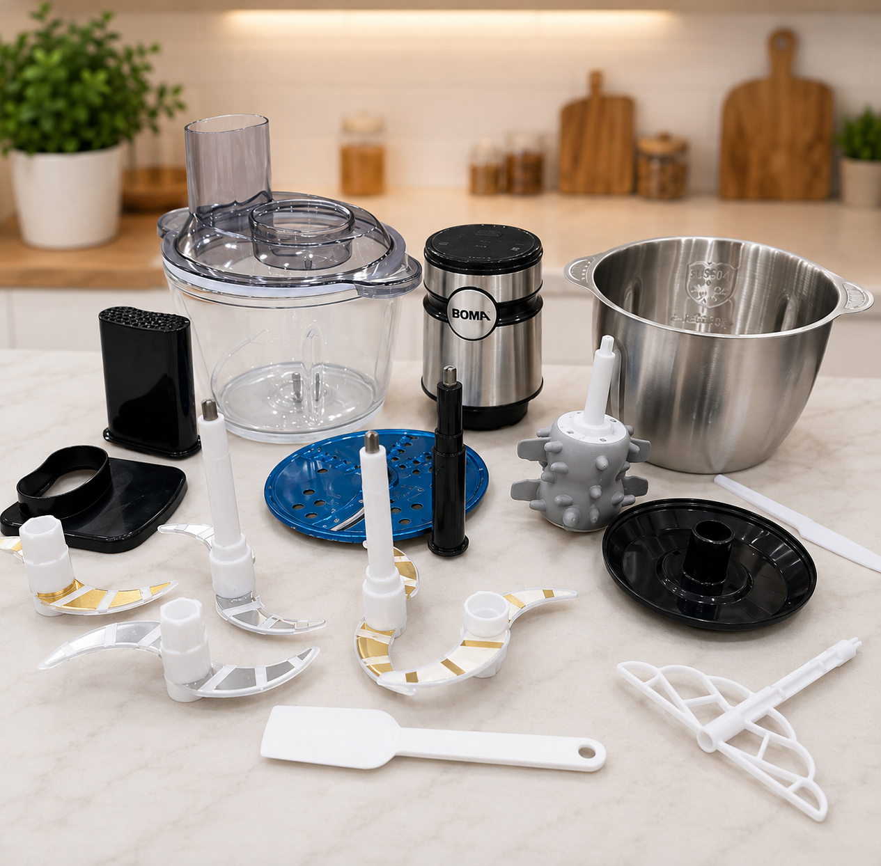 BOMA 3L Digital Food Chopper BM-7022 | Meat Chopper & Food Processor