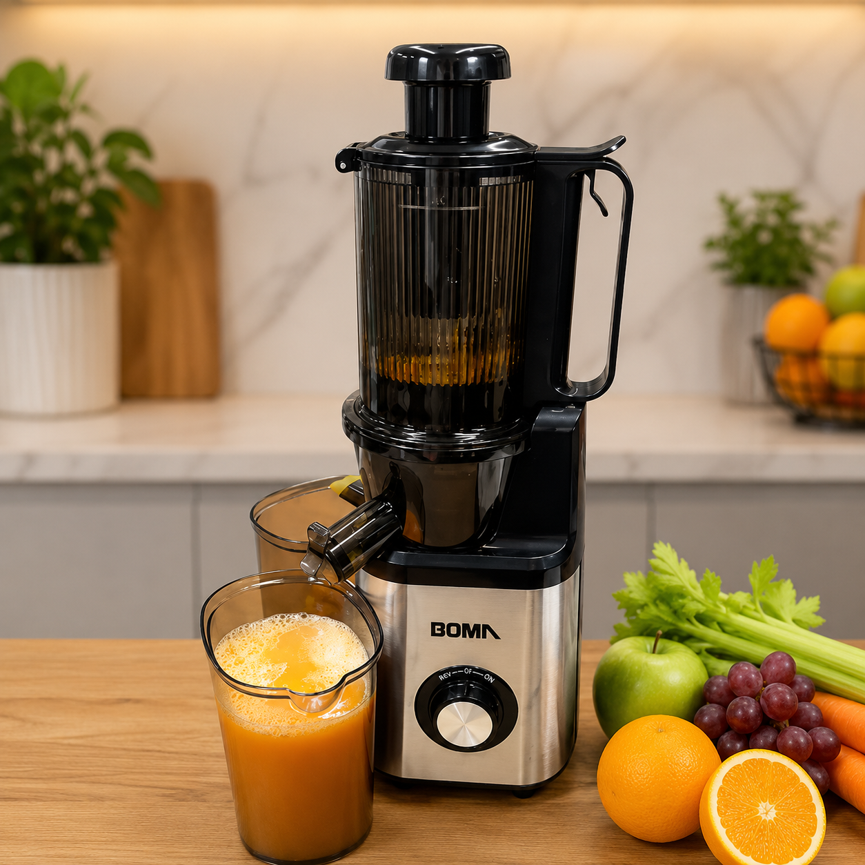 BOMA Cold Press Juicer BM-990 | High Juice Yield & Nutrient Retention
