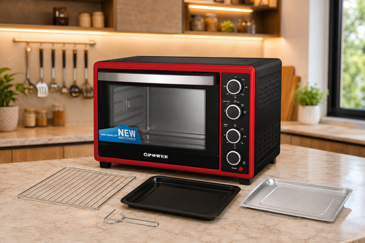 Gpower 45L Electric Baking Oven With Rotisserie & Double Tray GP-6645