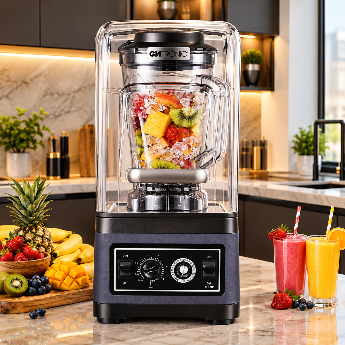 CNtronic Commercial Soundproof Blender 5.2L 6000W CIC-8002
