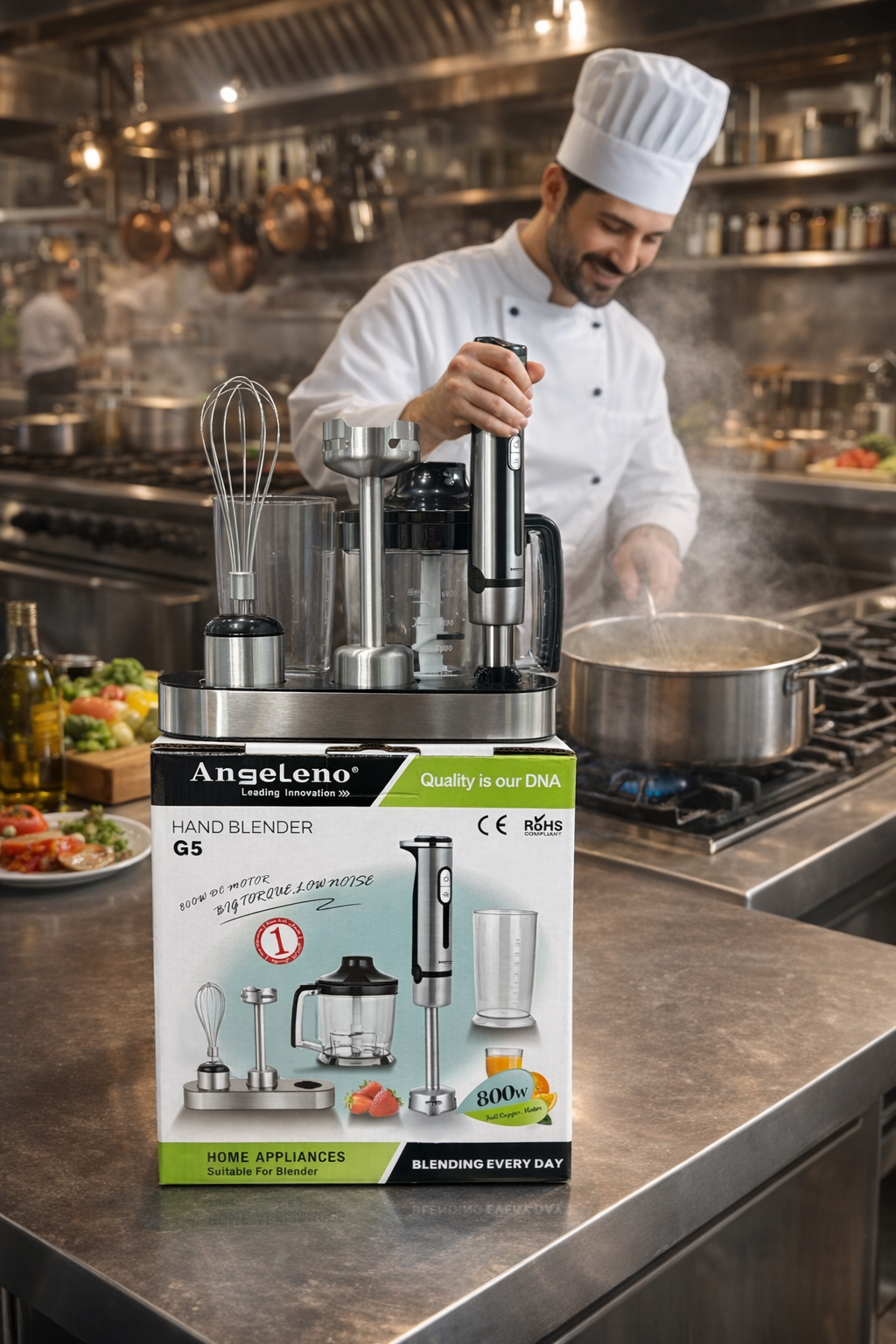 Original American Hand Blender Set 800W