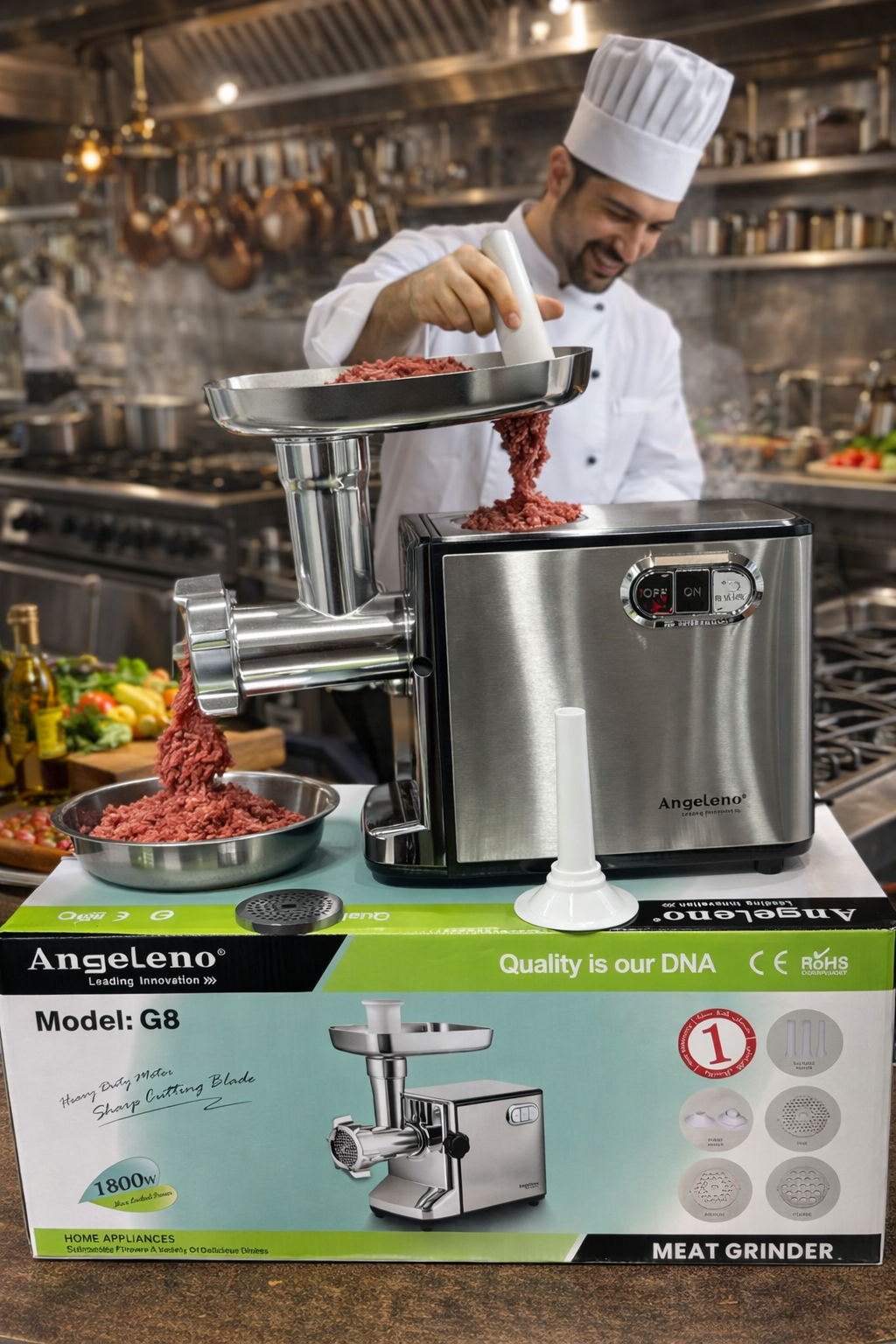 Original American Heavy Duty Meat Mincer 1800W