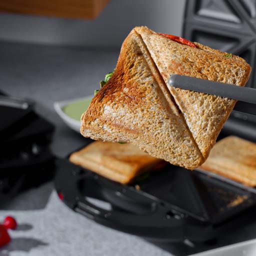 Geepas GSM36528 4 Slice Sandwich Maker 6 in 1 ( Waffle Maker, Donut Maker, Grill, Nuts Maker, Biscuit Maker, Sandwich Maker )